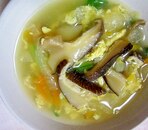 椎茸の中華風スープ